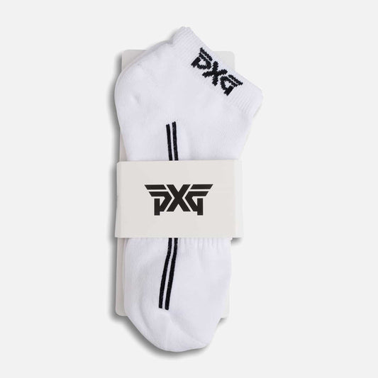 Men's Jacquard Logo Ankle Socks - PXG