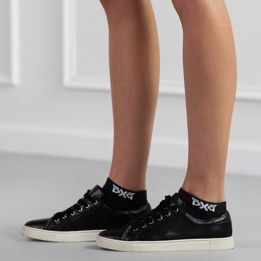 Women's Jacquard Logo Ankle Socks - PXG
