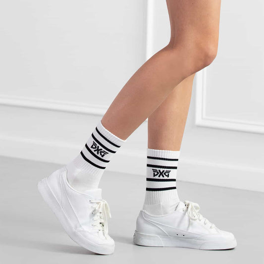 Women's Stripe Crew Socks - PXG