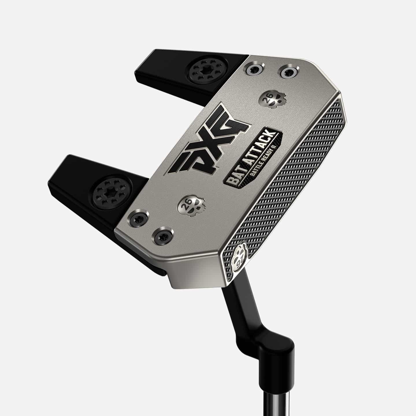 Pre-Built Battle Ready II Bat Attack Putter - Right-Handed - Platinum