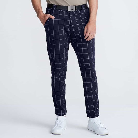 Men's Windowpane Slim Trousers - PXG