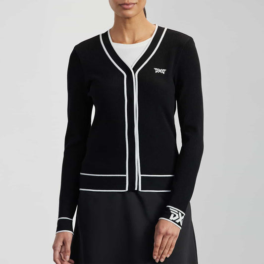 Women's Varsity V-Neck Cardigan - PXG