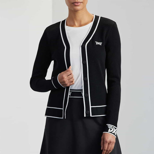 Women's Varsity V-Neck Cardigan - PXG