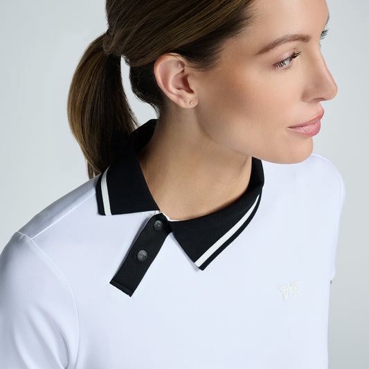 Women's Asymmetrical Snap Collar Polo - PXG