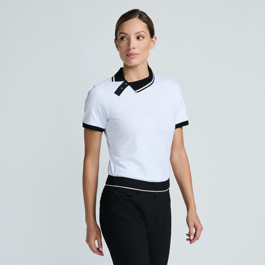 Women's Asymmetrical Snap Collar Polo - PXG