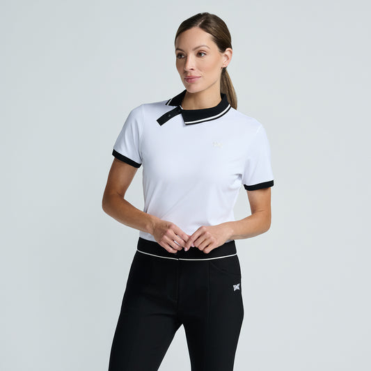 Women's Asymmetrical Snap Collar Polo - PXG