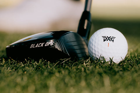 black ops fairway wood and pxg golf ball
