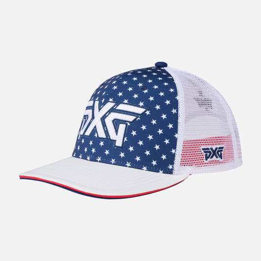2025 Stars & Stripes Trucker Cap - One Size - PXG