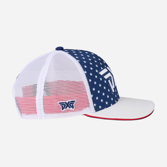 2025 Stars & Stripes Trucker Cap - One Size - PXG