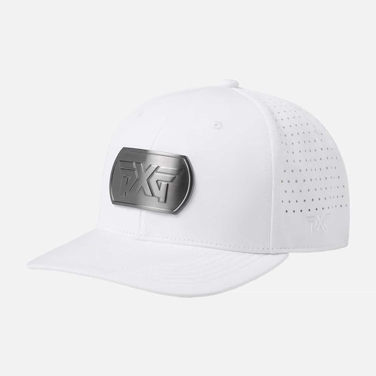 6 Panel Dog Tag Structured Low Crown Snapback - PXG