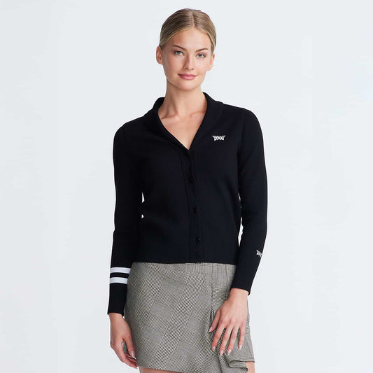 Women's Rolled Collar Cardigan - PXG