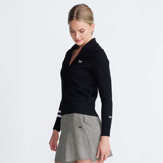 Women's Rolled Collar Cardigan - PXG